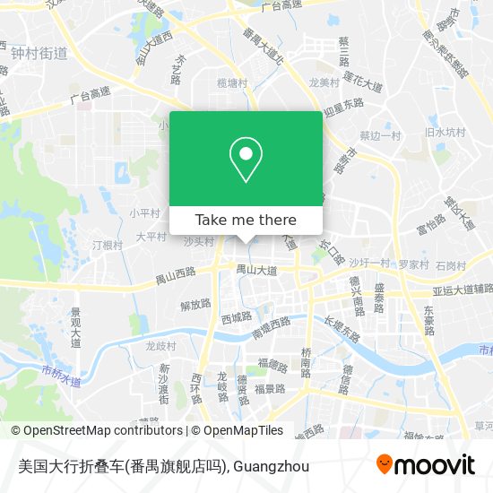 美国大行折叠车(番禺旗舰店吗) map