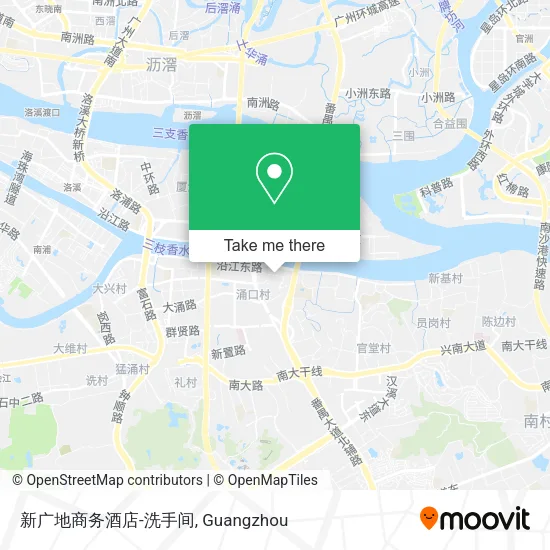 新广地商务酒店-洗手间 map