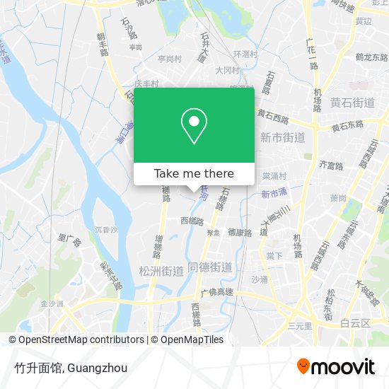 竹升面馆 map