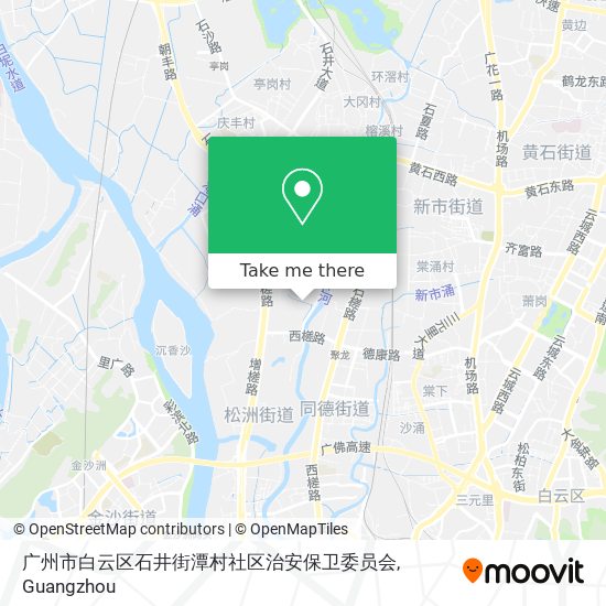 广州市白云区石井街潭村社区治安保卫委员会 map