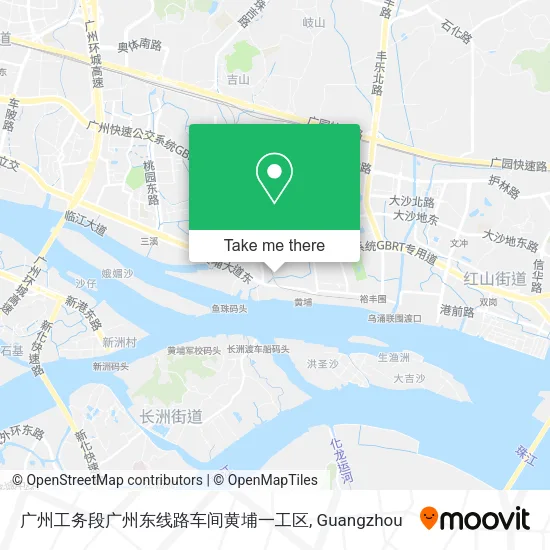 广州工务段广州东线路车间黄埔一工区 map