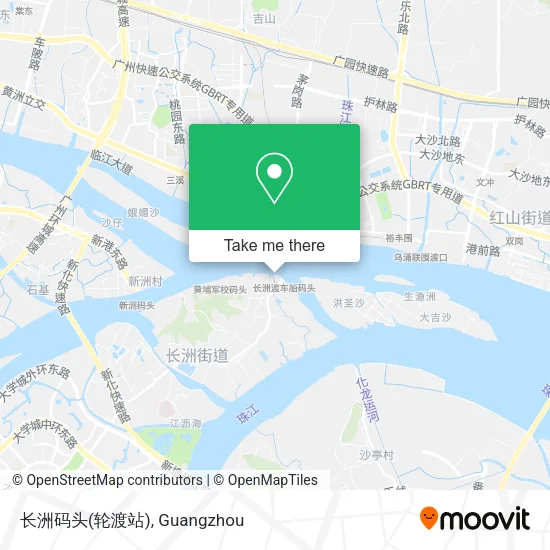 长洲码头(轮渡站) map