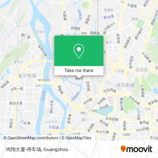 鸿翔大厦-停车场 map