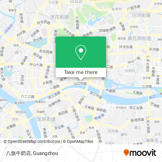 八旗牛奶店 map