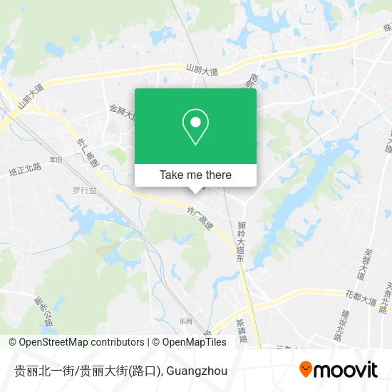 贵丽北一街/贵丽大街(路口) map