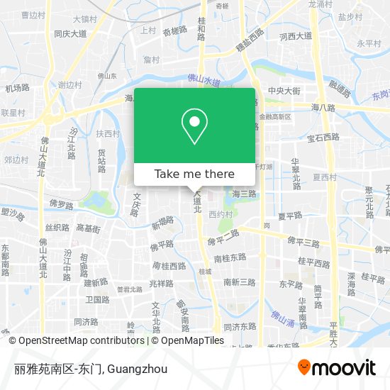 丽雅苑南区-东门 map
