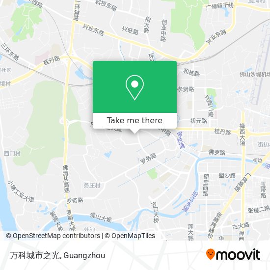 万科城市之光 map