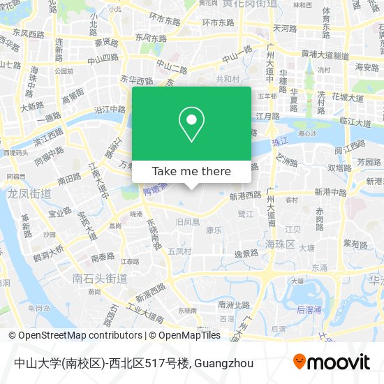 中山大学(南校区)-西北区517号楼 map
