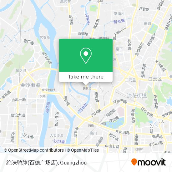 绝味鸭脖(百德广场店) map