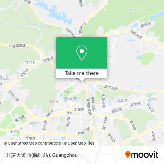开萝大道西(临时站) map