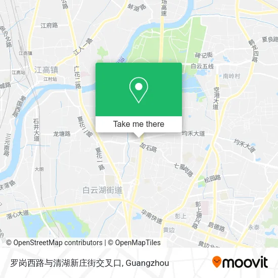 罗岗西路与清湖新庄街交叉口 map