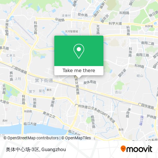 奥体中心场-3区 map