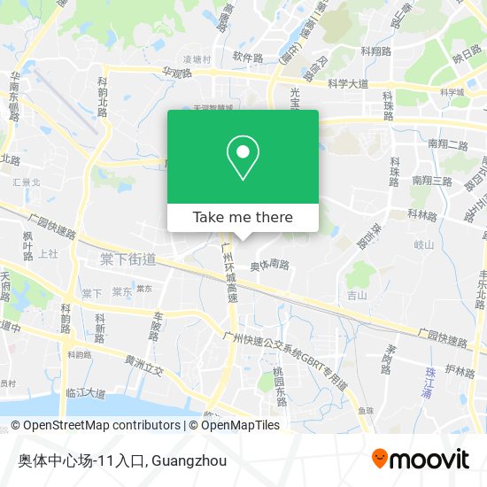 奥体中心场-11入口 map