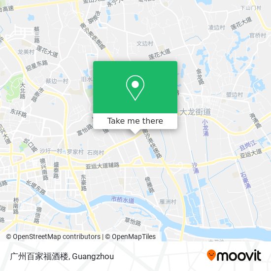 广州百家福酒楼 map