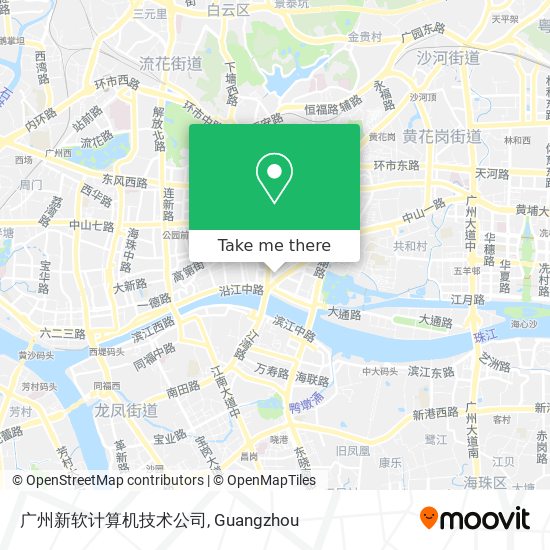 广州新软计算机技术公司 map