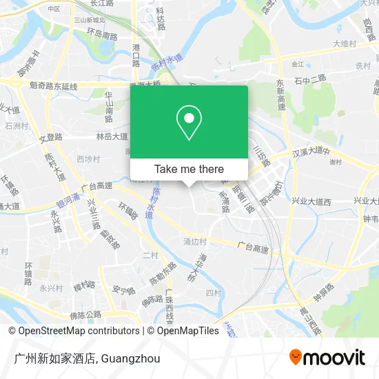 广州新如家酒店 map