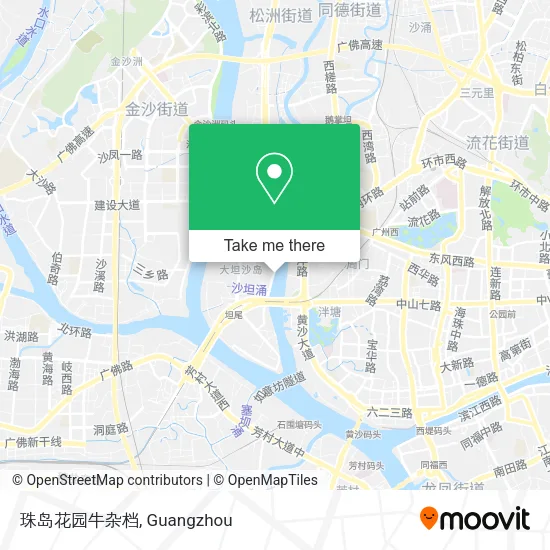 珠岛花园牛杂档 map