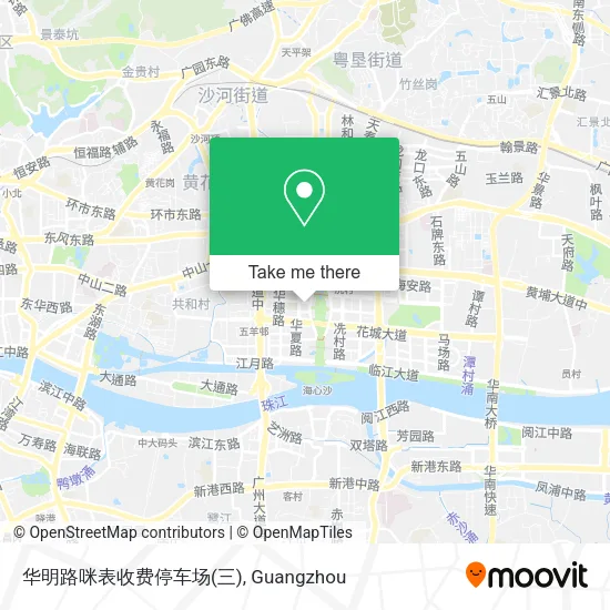 华明路咪表收费停车场(三) map