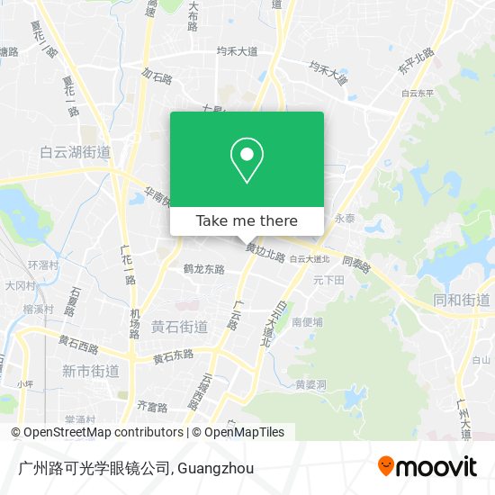 广州路可光学眼镜公司 map