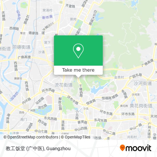 教工饭堂 (广中医) map