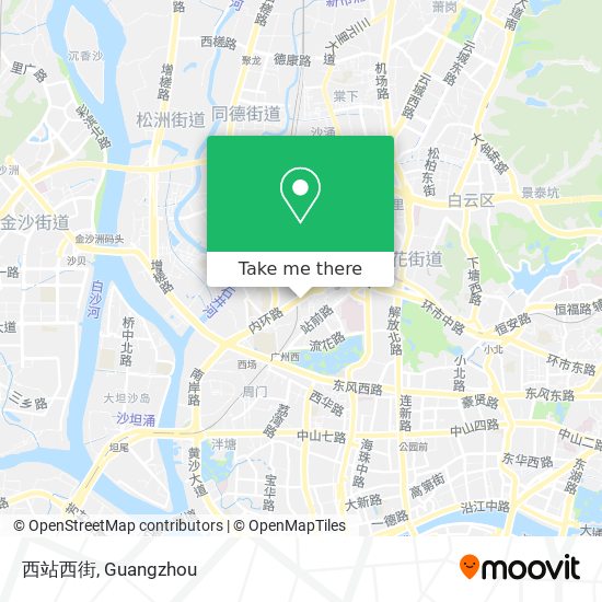 西站西街 map