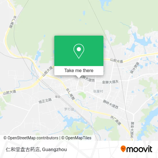 仁和堂盘古药店 map