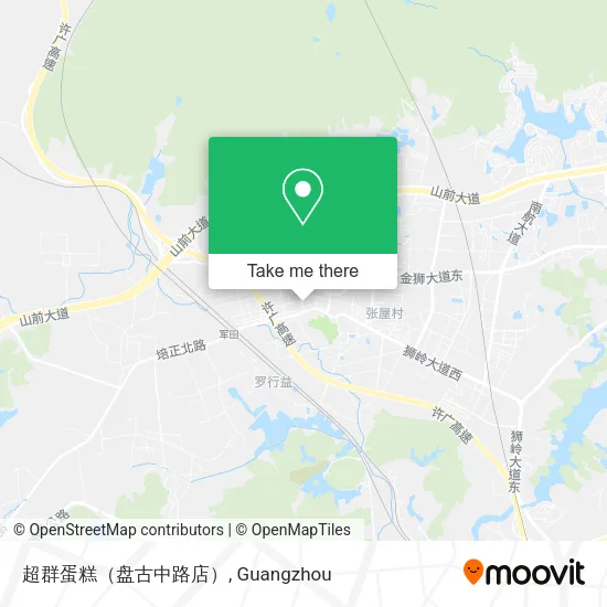 超群蛋糕（盘古中路店） map