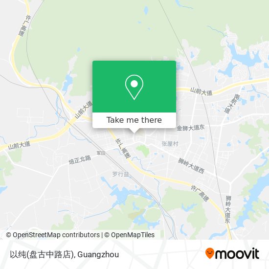 以纯(盘古中路店) map