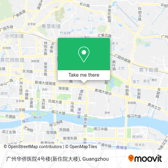 广州华侨医院4号楼(新住院大楼) map
