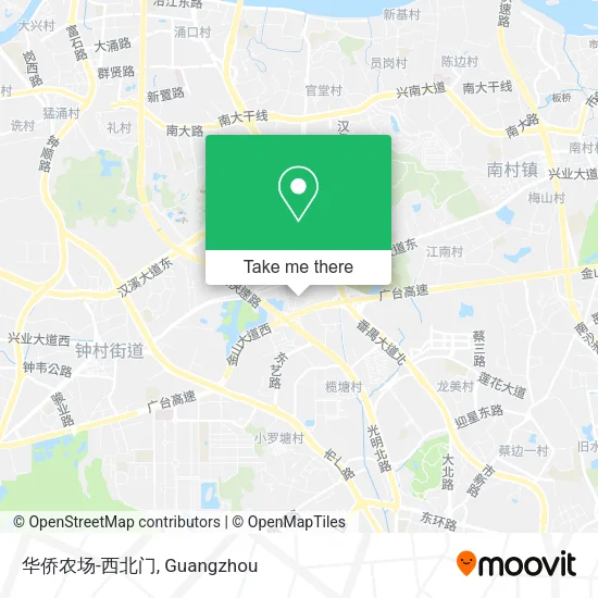 华侨农场-西北门 map
