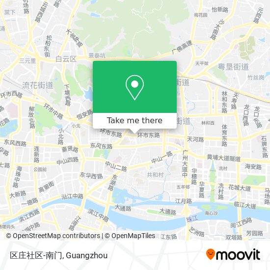 区庄社区-南门 map