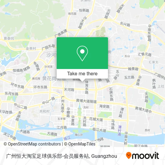 广州恒大淘宝足球俱乐部-会员服务站 map