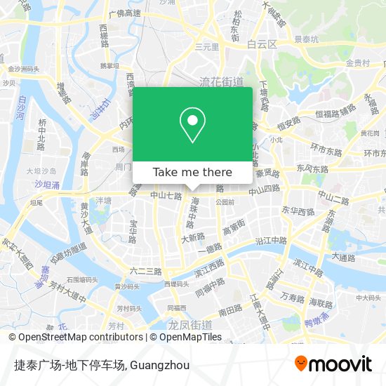 捷泰广场-地下停车场 map