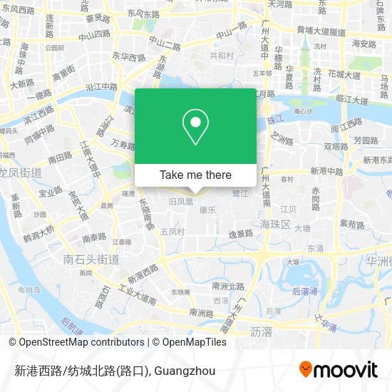 新港西路/纺城北路(路口) map