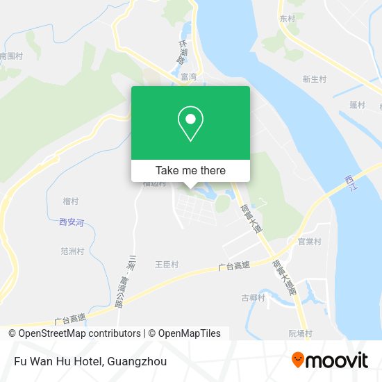 Fu Wan Hu Hotel map