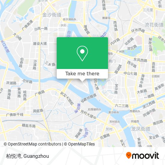 柏悦湾 map