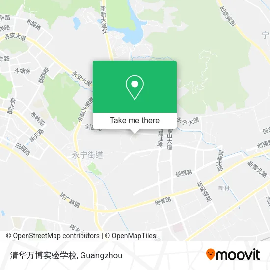 清华万博实验学校 map