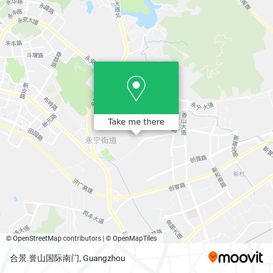 合景.誉山国际南门 map