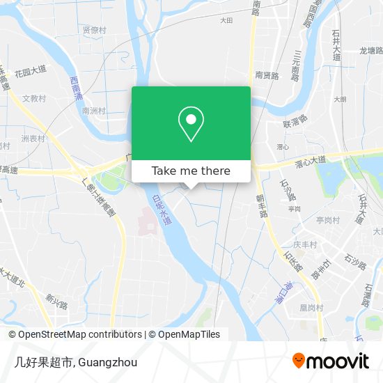 几好果超市 map