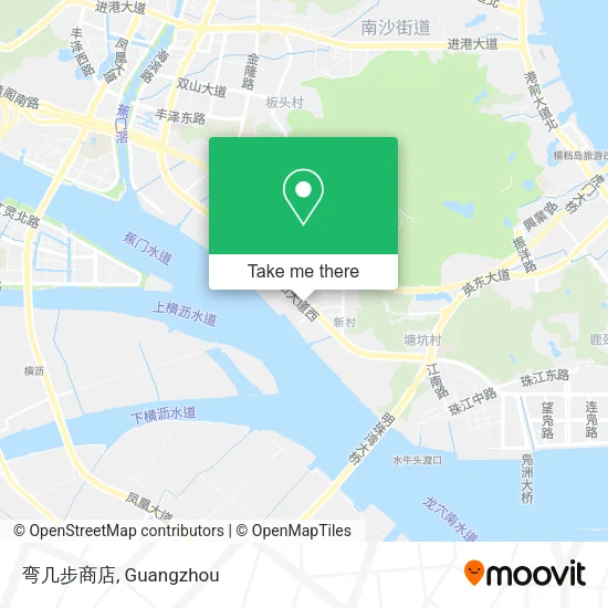 弯几步商店 map