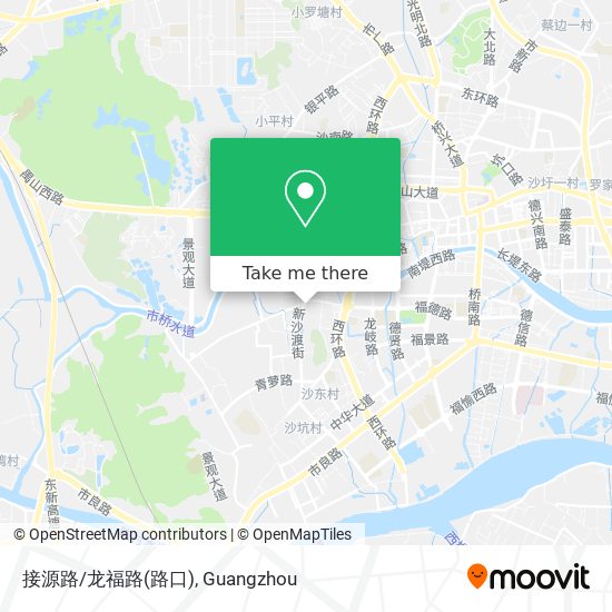 接源路/龙福路(路口) map