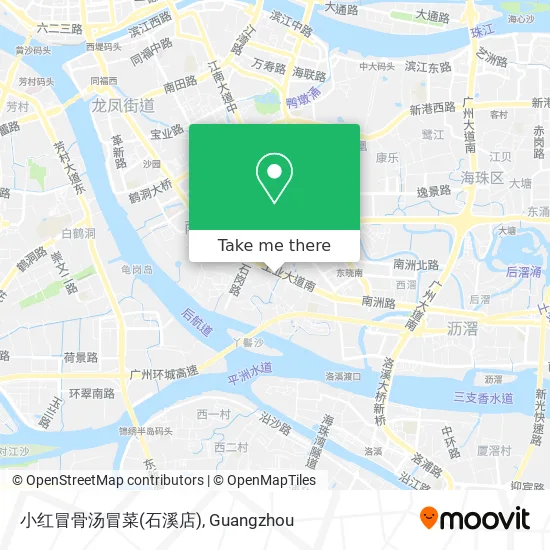 小红冒骨汤冒菜(石溪店) map