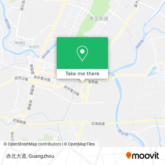 赤北大道 map