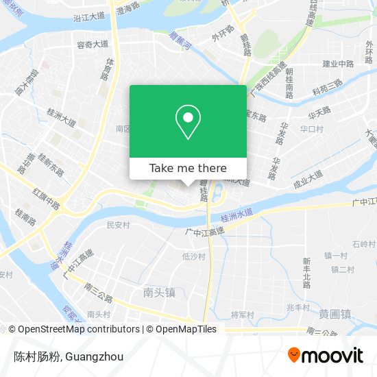 陈村肠粉 map