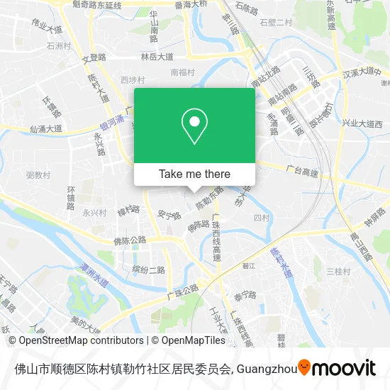 佛山市顺德区陈村镇勒竹社区居民委员会 map
