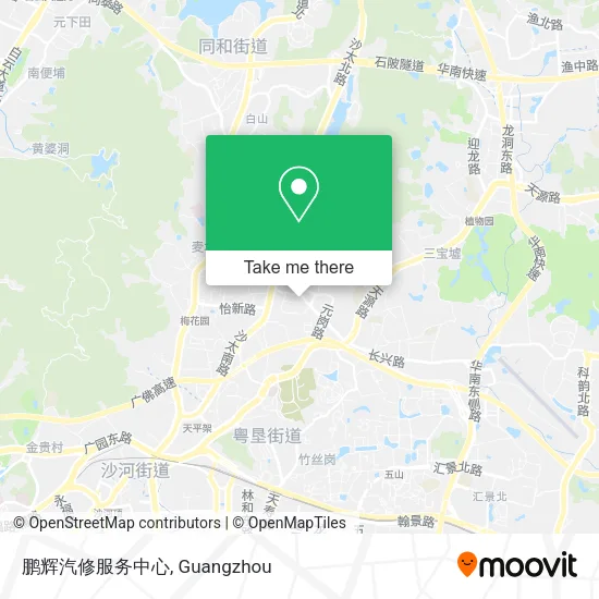 鹏辉汽修服务中心 map