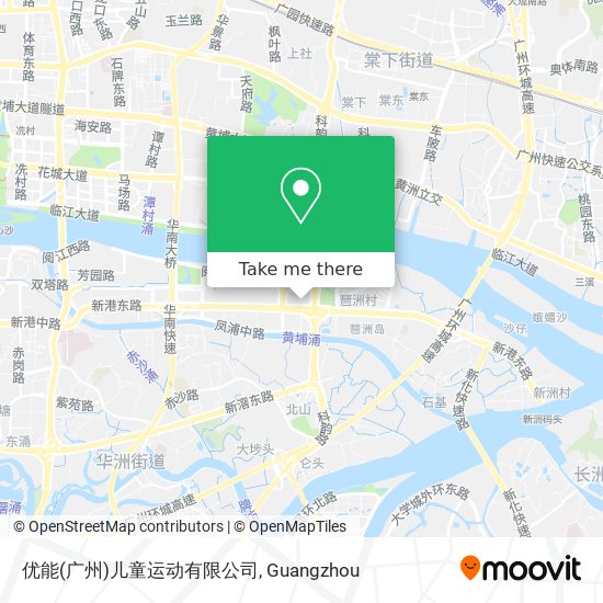 优能(广州)儿童运动有限公司 map