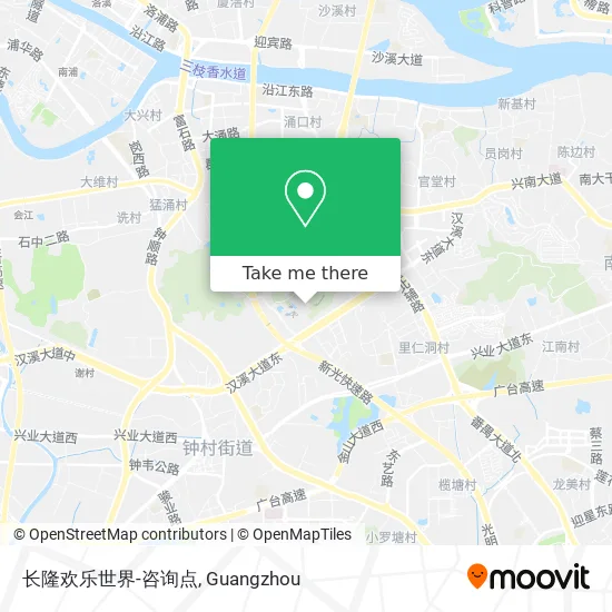 长隆欢乐世界-咨询点 map