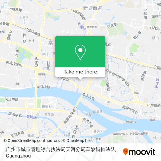 广州市城市管理综合执法局天河分局车陂街执法队 map