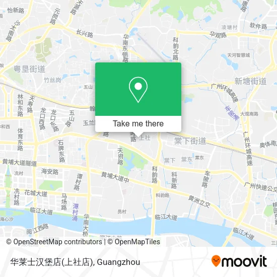 华莱士汉堡店(上社店) map